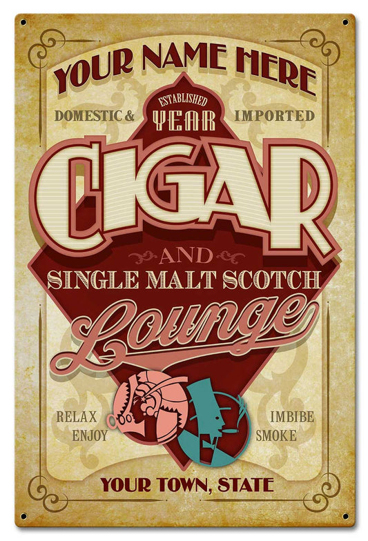Cigar Lounge - Personalized