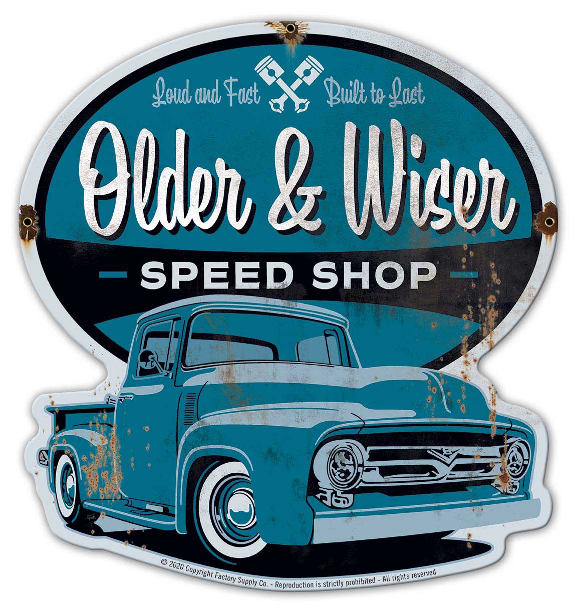 Older and Wiser 56 Ford Truck