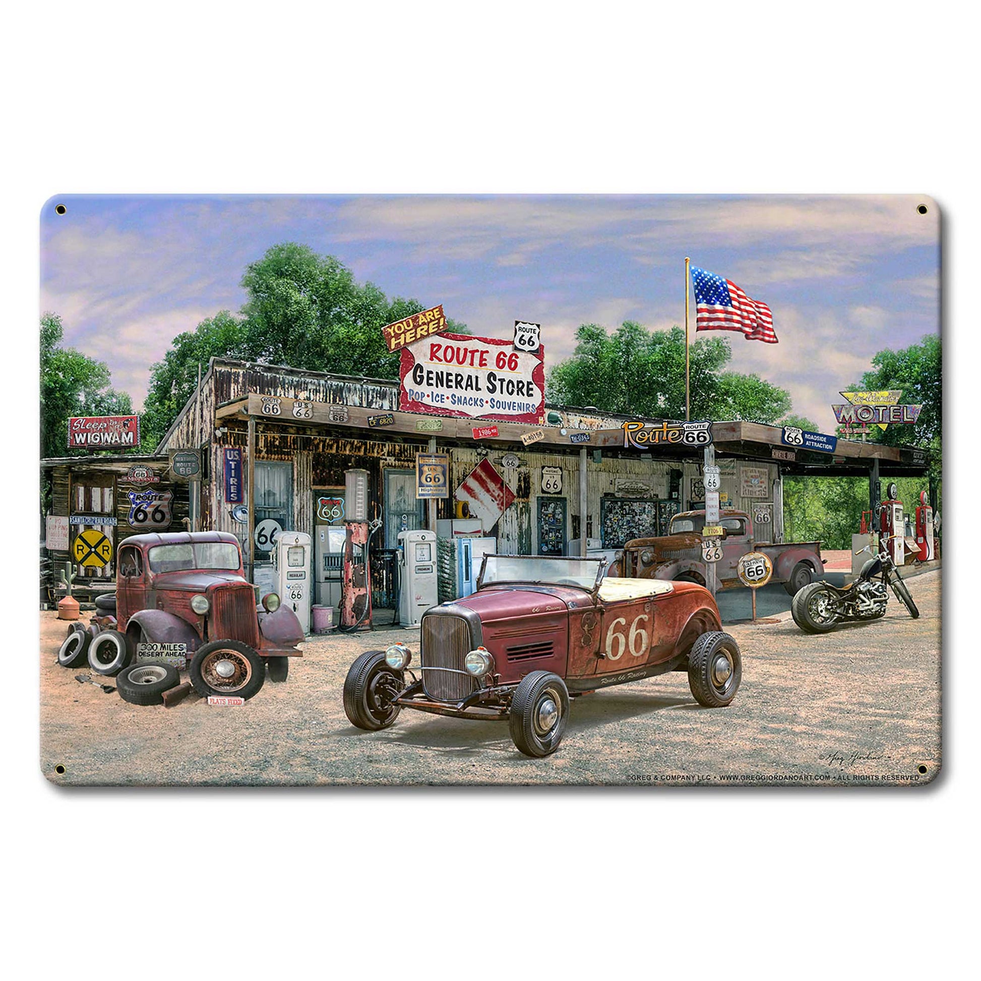 General Store 18 X 12 vintage metal sign