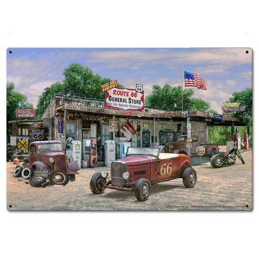 General Store 24 X 16 vintage metal sign