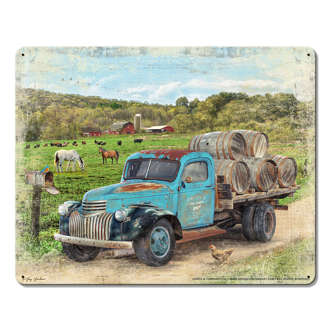 Legacy May Metal Sign 15in X12in