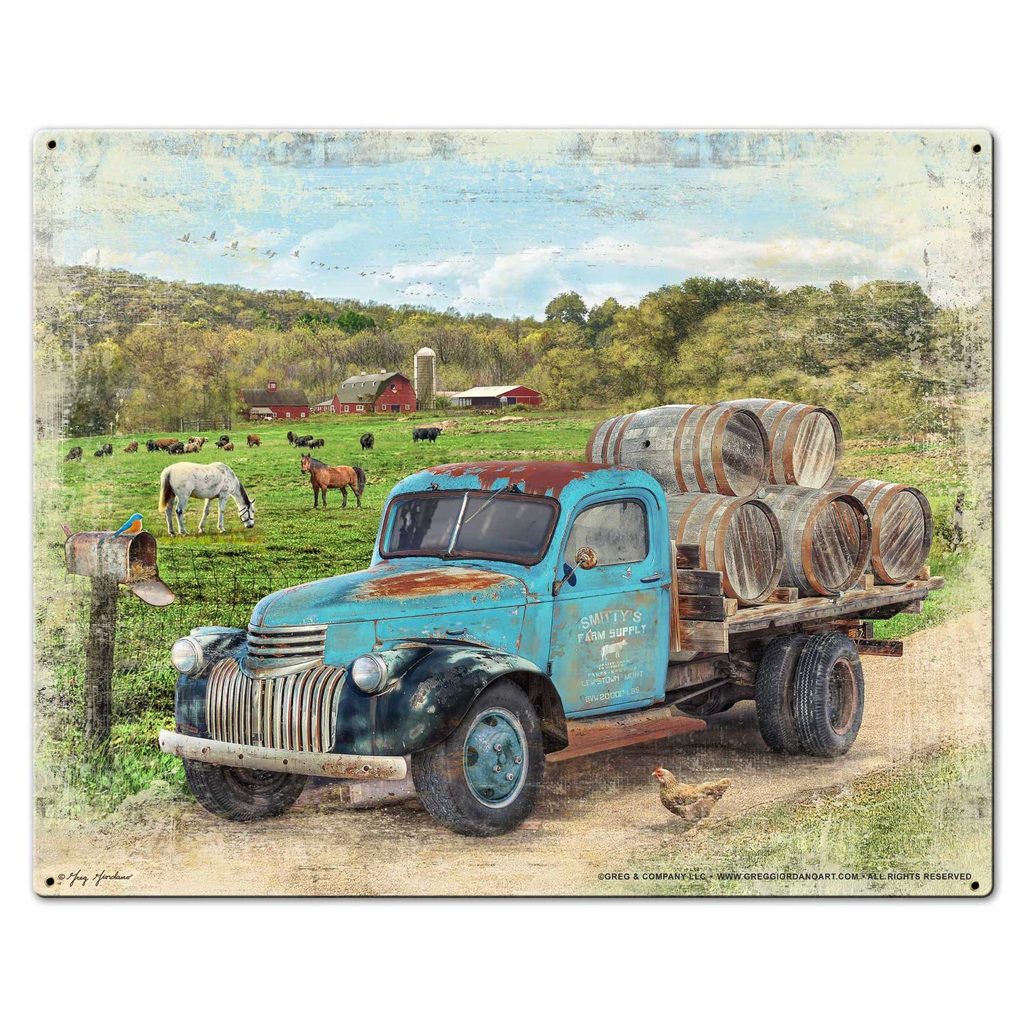 Legacy May Metal Sign 30in X24in