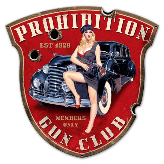 Prohibition Gun Club Shield