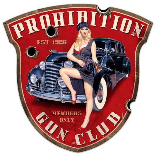Prohibition Gun Club Shield
