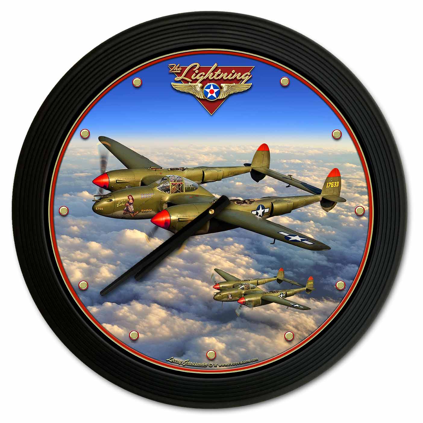 Lighting 1 18 x 18 Clock