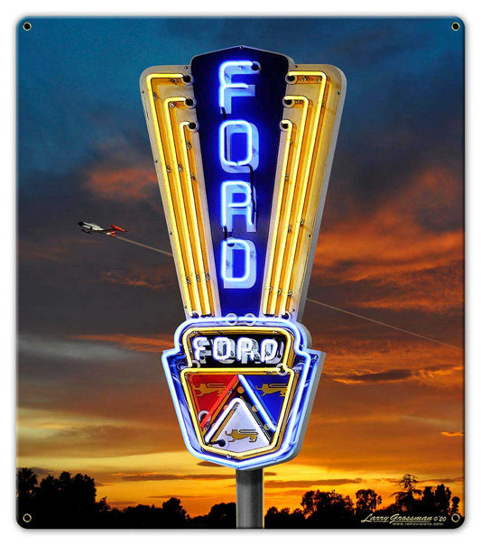 Neon Car Sign