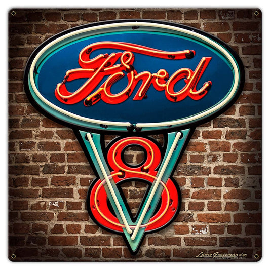 Neon V-8 Sign 2