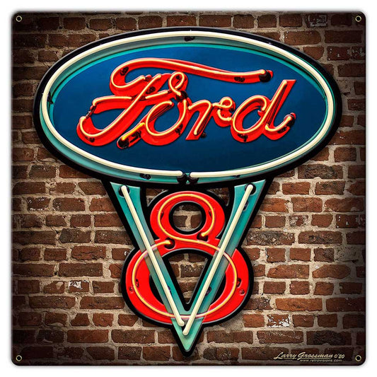 Neon V-8 Sign 2