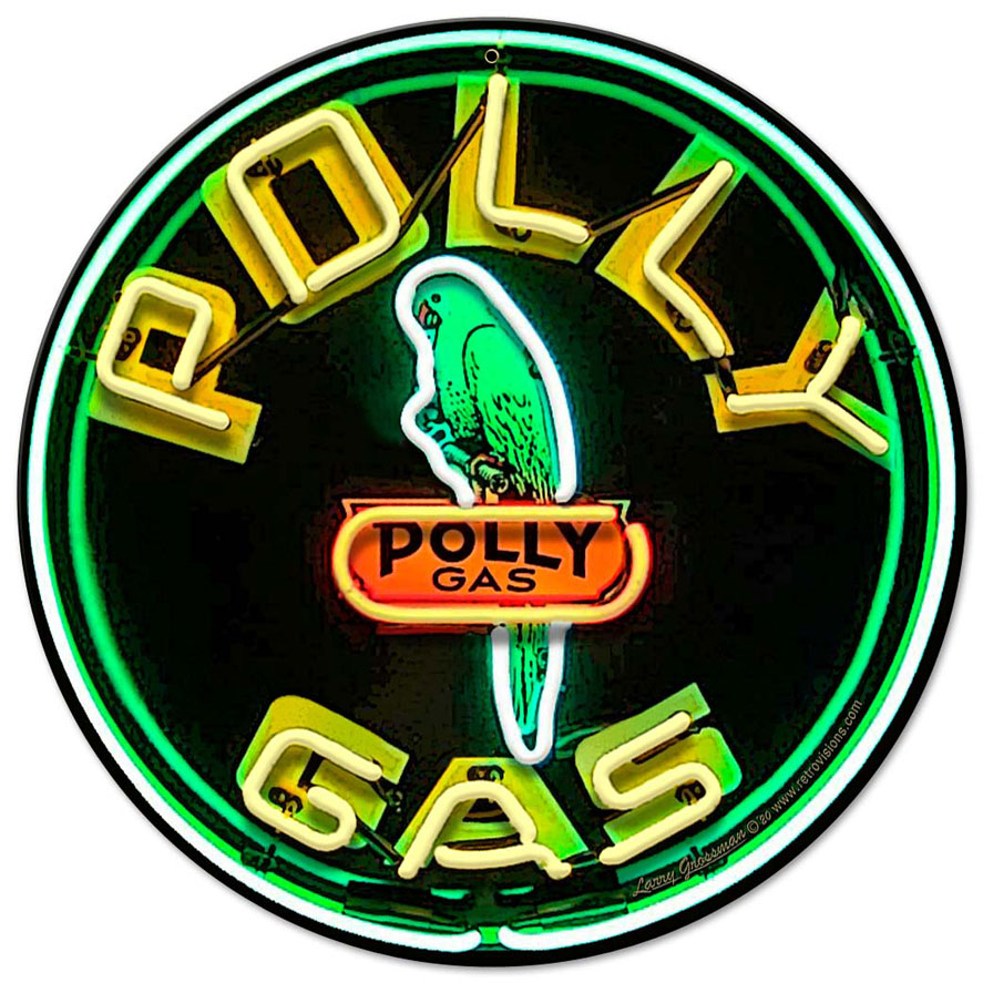 Polly Gas Sign
