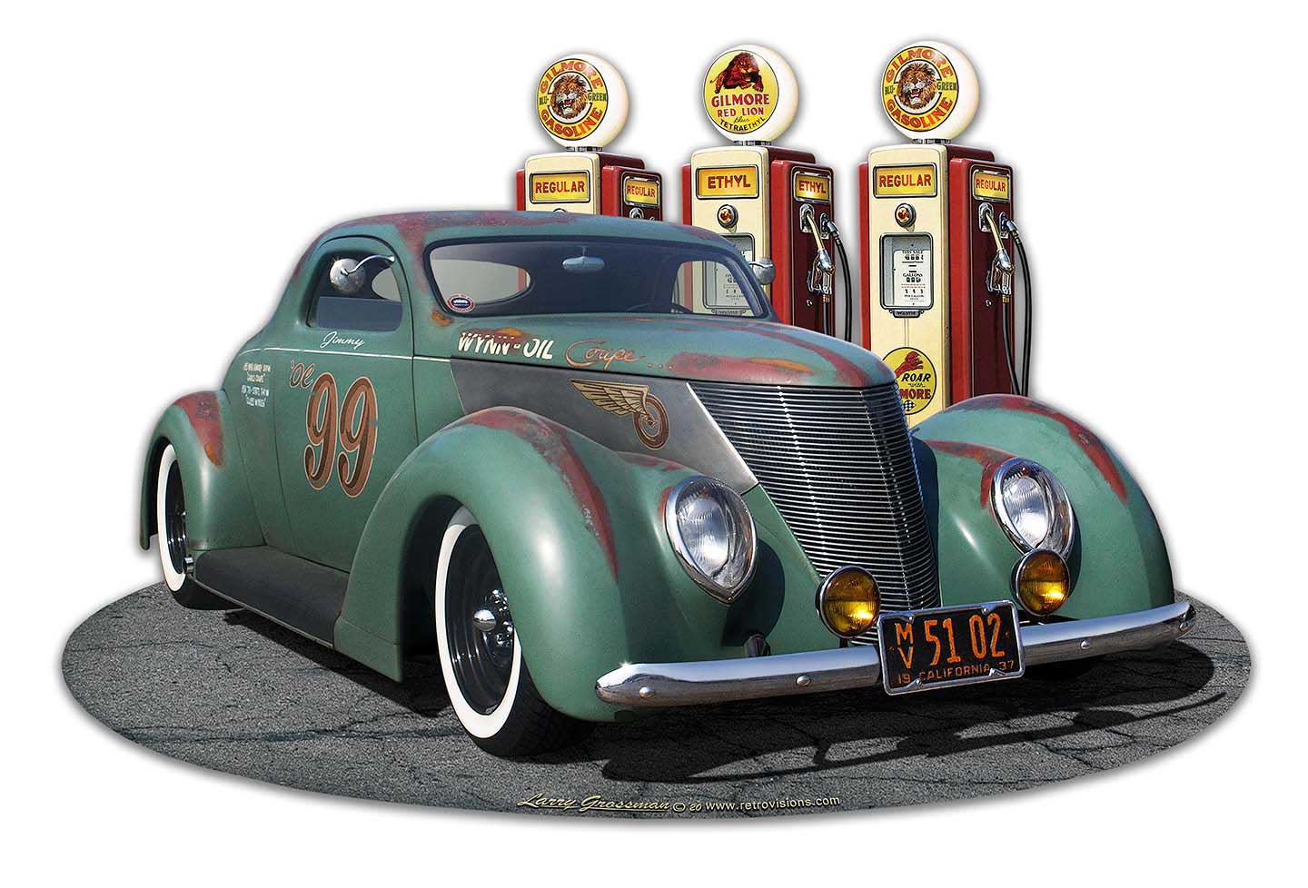 1937 Speed Coupe W Pumps Cut-out