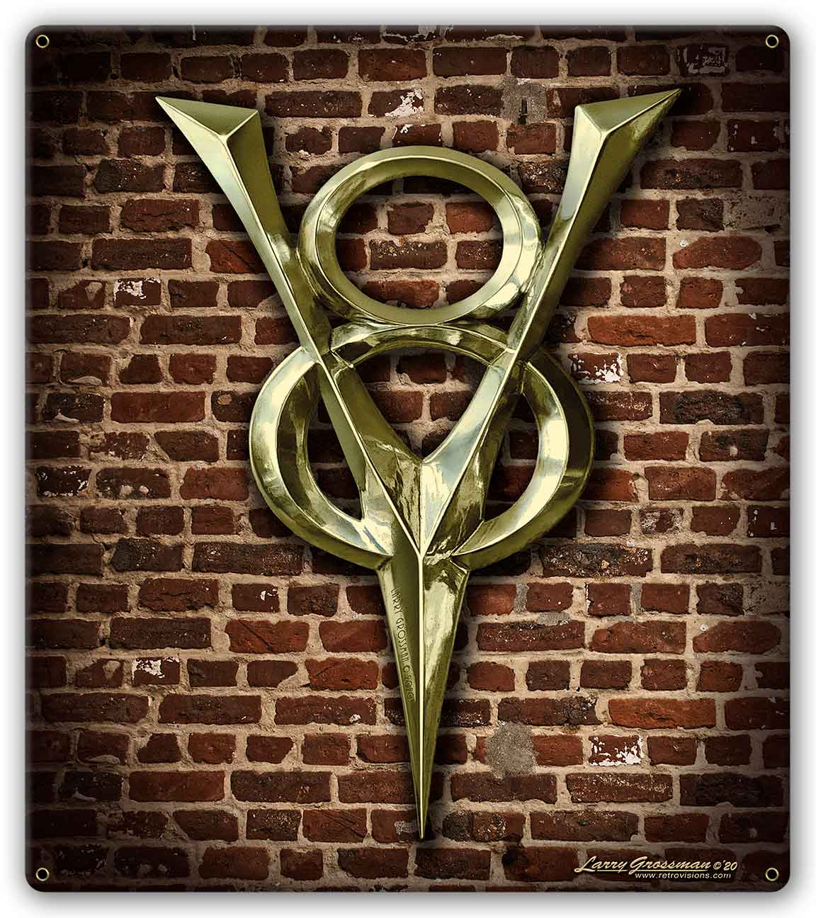 1930 V-8 Brick Wall