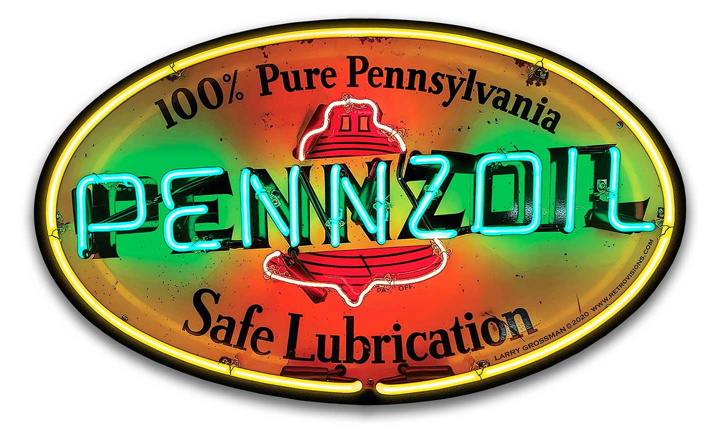 Pennzoil Sign