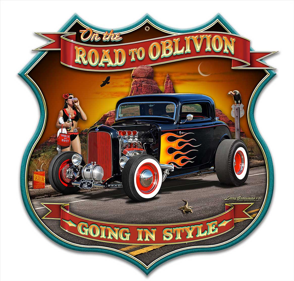 Road To Oblivion Shield