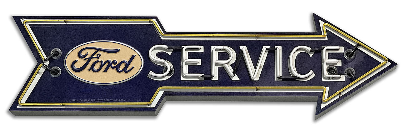 Service Sign 18 x 5 Custom Shape
