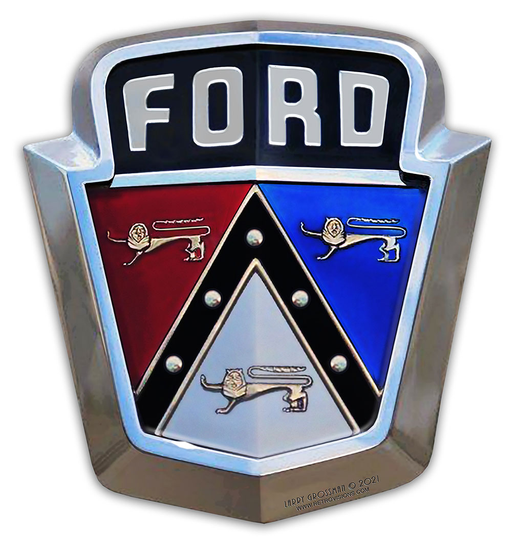 1950's Ford Emblem 15 x 16 Custom Shape