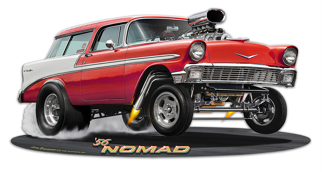 1956 Nomad Gasser 16 x 8 Custom Shape