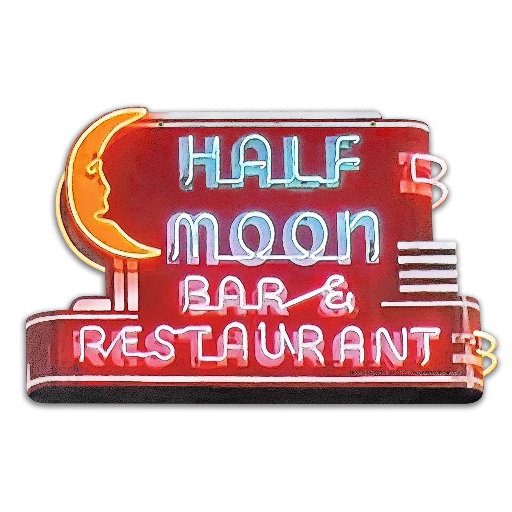 Half Moon Bar 28 x 18 Custom Shape