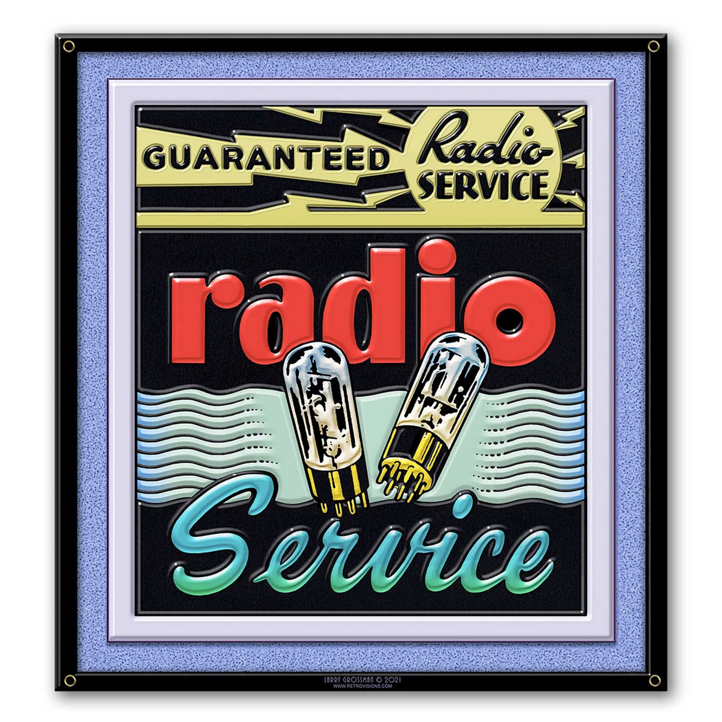Radio Sign 14 x 15 Custom Shape