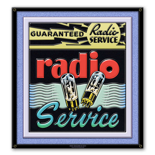 Radio Sign 14 x 15 Custom Shape