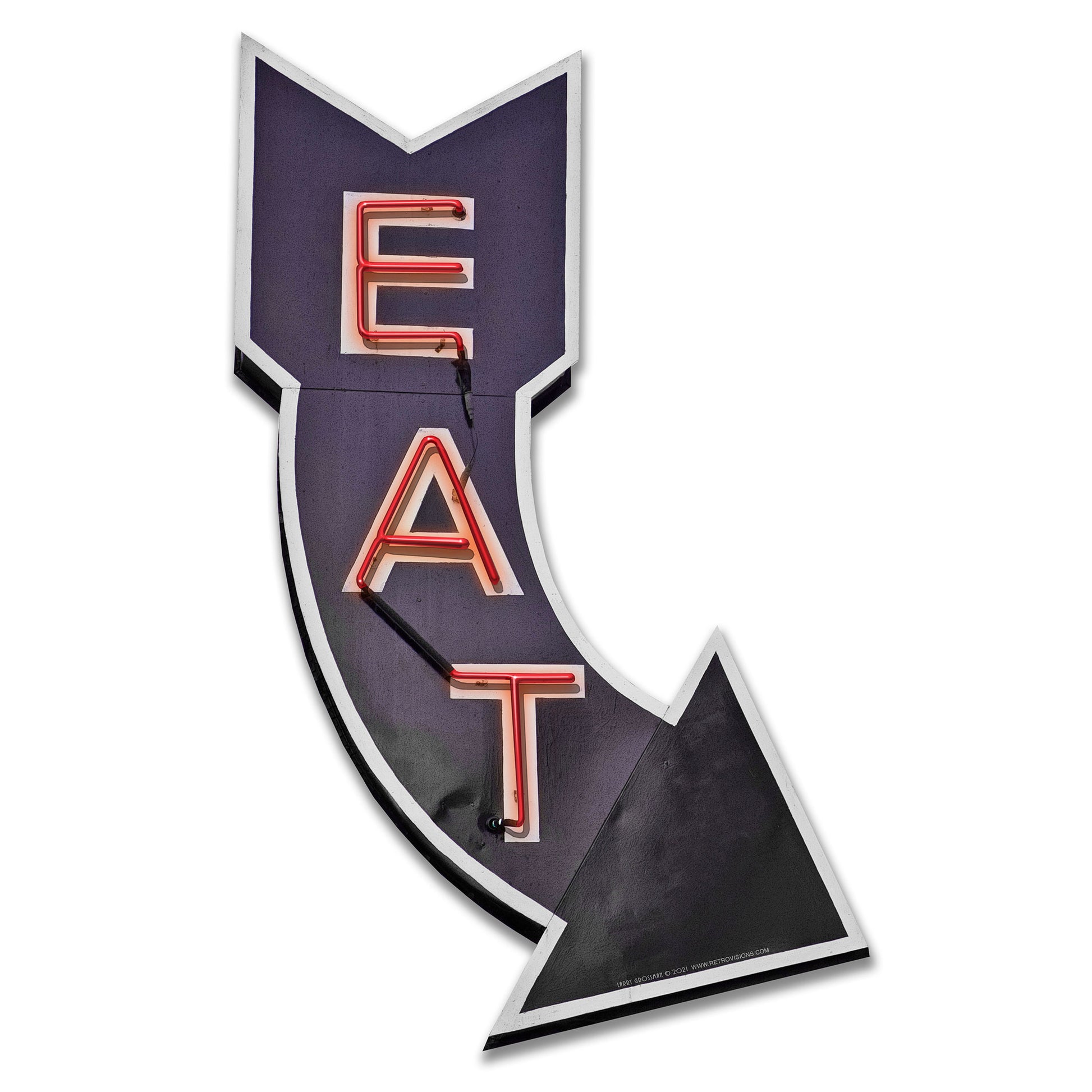 EAT Sign 15 x 24 Custom Shape