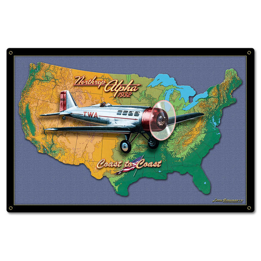 NORTHRUP ALPHA MAP 24 x 16 Satin