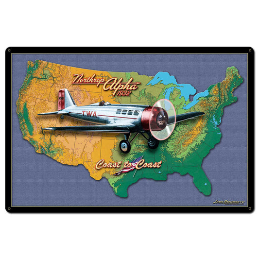 NORTHRUP ALPHA MAP 36 x 24 Satin