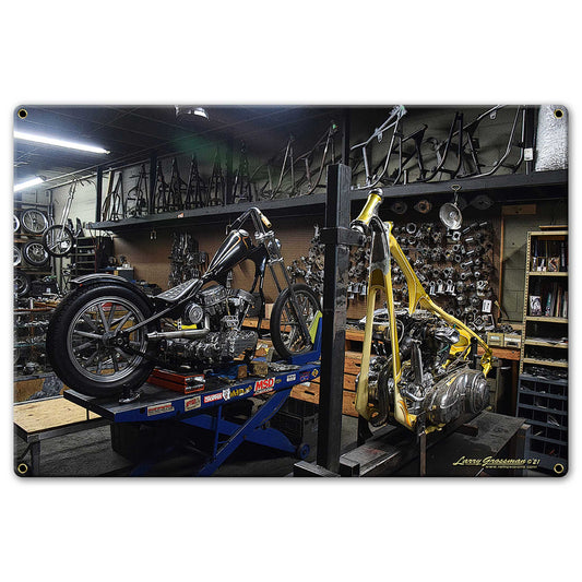 CHOPPER SHOP 2 15 x 10 Custom Shape