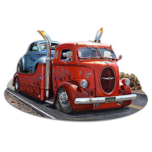 1939 FORD TRUCK 16 x 11 Custom Shape