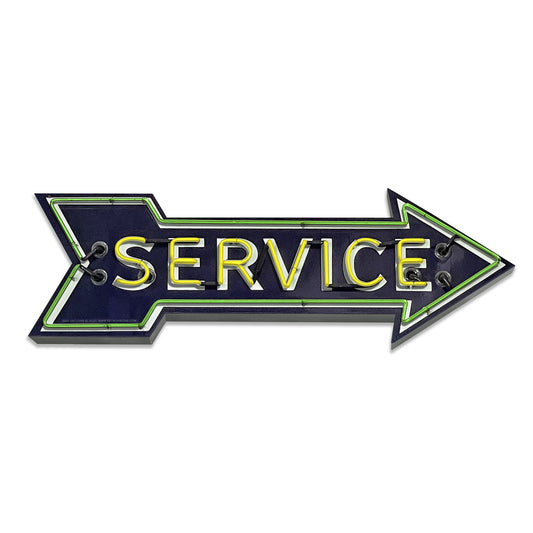 Arrow Service 20 X 7 vintage metal sign