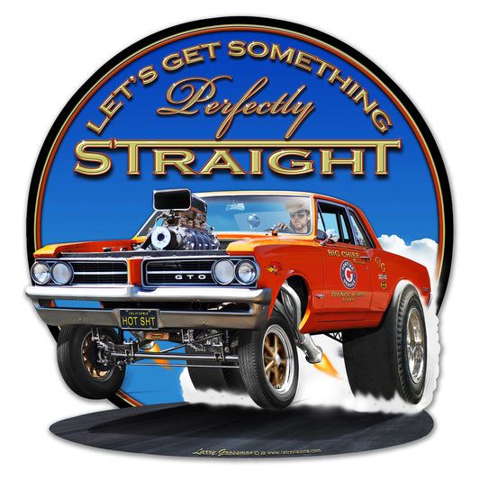 1964 GTO Gasser 16 X 16 vintage metal sign