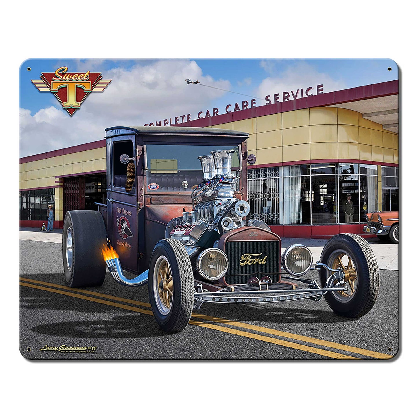 1926 T-Truck 15 X 12 vintage metal sign