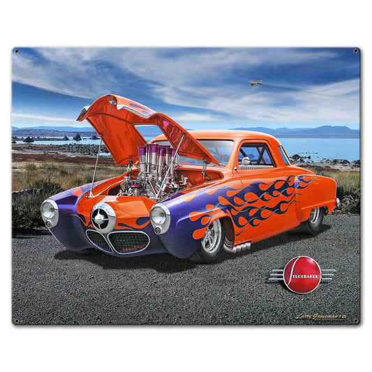 1950 Stude Gasser Metal Sign 30in X 24in
