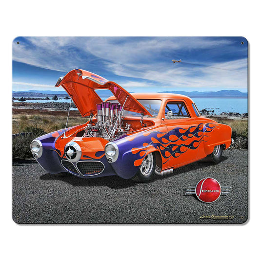 1950 Stude Gasser Metal Sign 15in X 12in