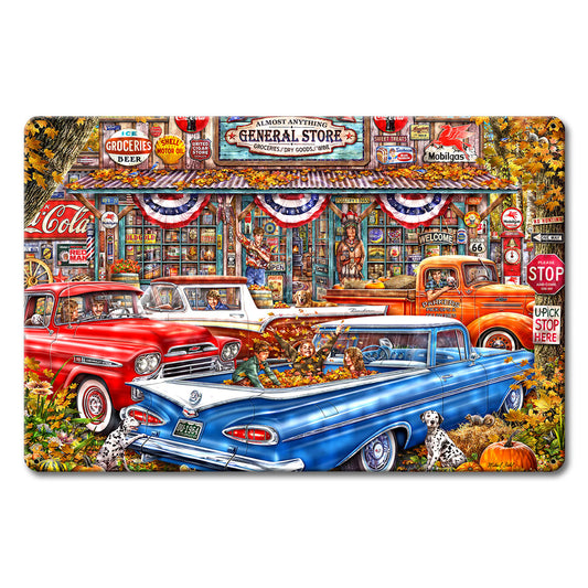 Parker's General Store 18 X 12 vintage metal sign