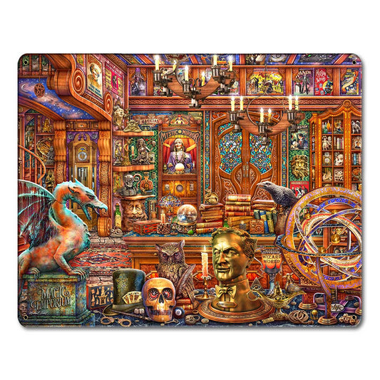 Mr. Curios Magic Emporium 15 X 12 vintage metal sign