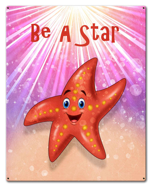 Be A Star Starfish 24 x 30 Custom Shape