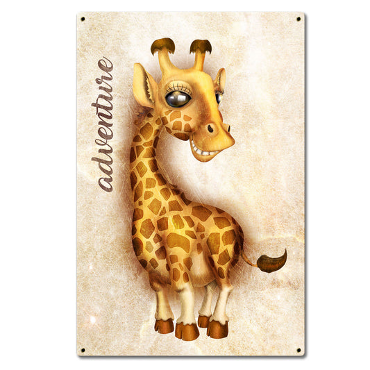 Adventure Giraffe 16 x 24 Satin