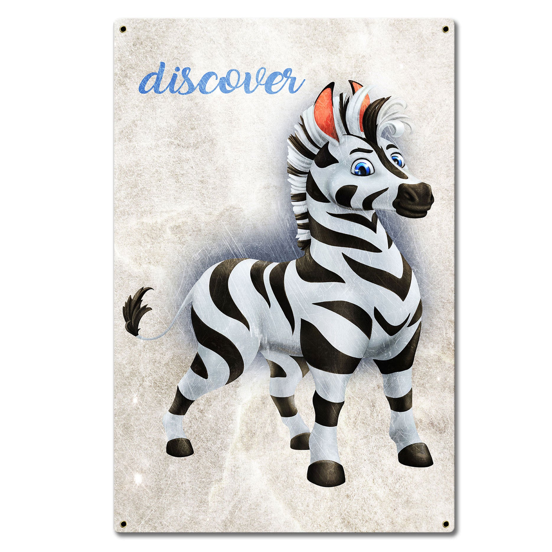 Discover Zebra 16 x 24 Satin