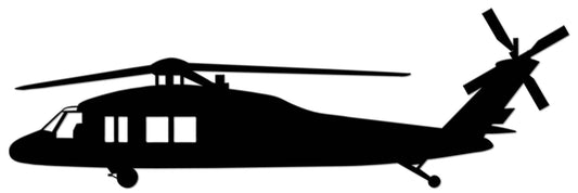 H 60 Helicopter Vintage Sign