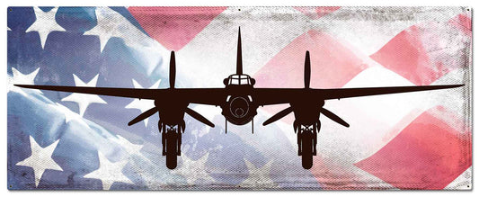Planes Mosquito DH 98 American Flag
