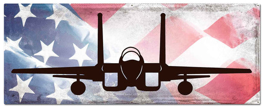 Planes F-15 American Flag