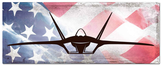 Planes F-22 American Flag