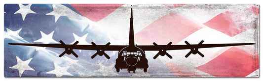 Planes C-130 American Flag