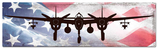 Planes Lighting Plane American Flag