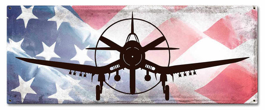 Planes Corsair American Flag