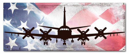 Planes P3 Orion American Flag
