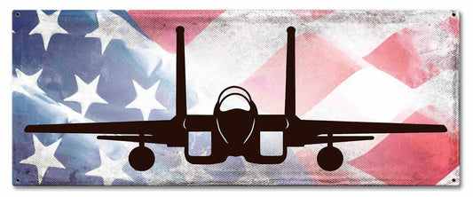 Planes F-15 American Flag