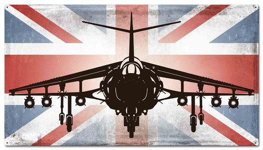 Planes Harrier UK Flag
