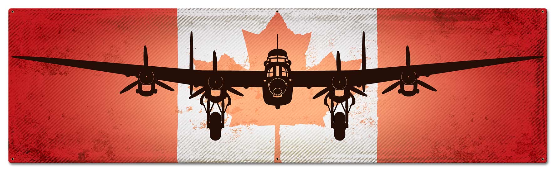Planes Lancaster Canadian Flag
