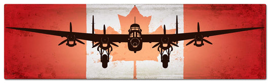 Planes Lancaster Canadian Flag